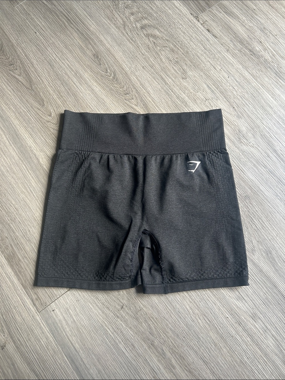 Gymshark Black Seamless High-Waist Bike Shorts